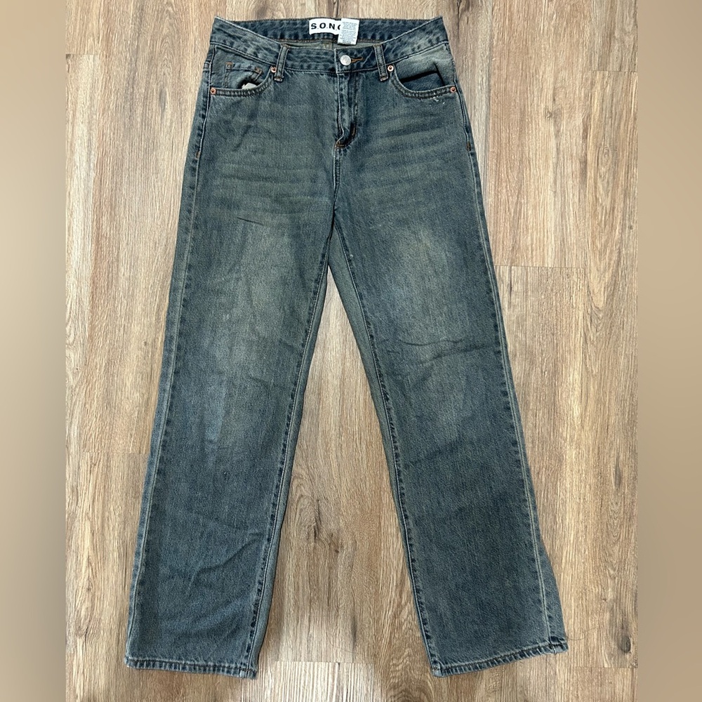 SONG Women's Straight Leg Jeans - Blue